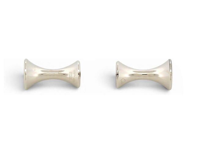 NUOVI GEMELLI CARTIER DOUBLE C IN ARGENTO STERLING 925 - vista 2