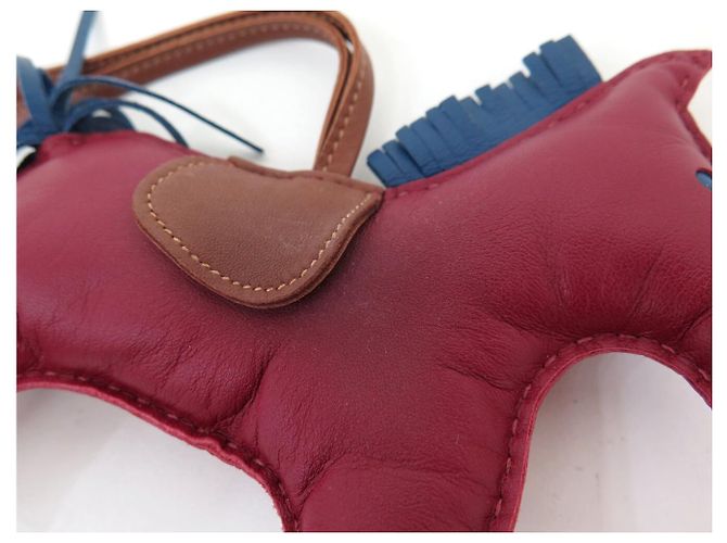 Ring Hermès LLAVERO HERMES RODEO GM CUERO BORDEAU Burdeos - vista 5