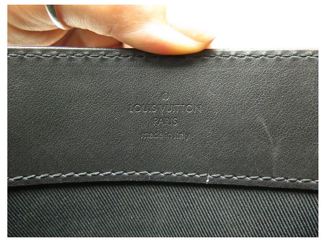 BORSA LOUIS VUITTON CABA PLAT M21866 PELLE TAURILLON EMBOSSED MONOGRAM Nero - vista 11