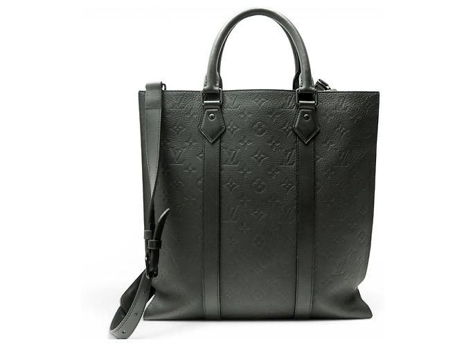 BORSA LOUIS VUITTON CABA PLAT M21866 PELLE TAURILLON EMBOSSED MONOGRAM Nero - vista 2