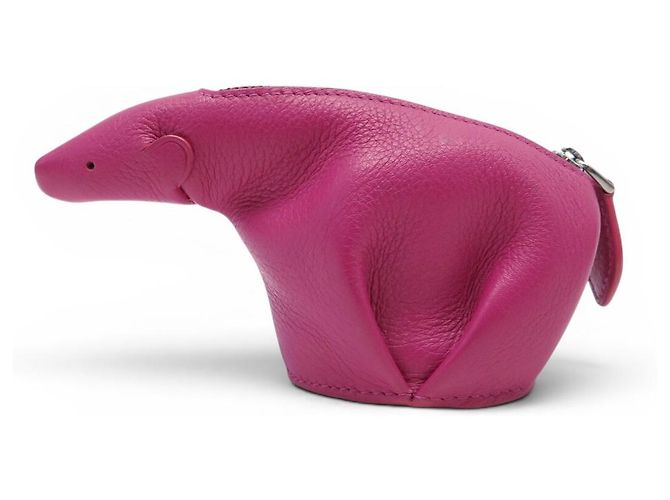 CARTERA DE CUERO LOEWE BEAR ROSA 199.30.N96 - vista 2