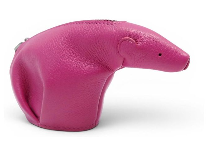 CARTERA DE CUERO LOEWE BEAR ROSA 199.30.N96 - vista 3