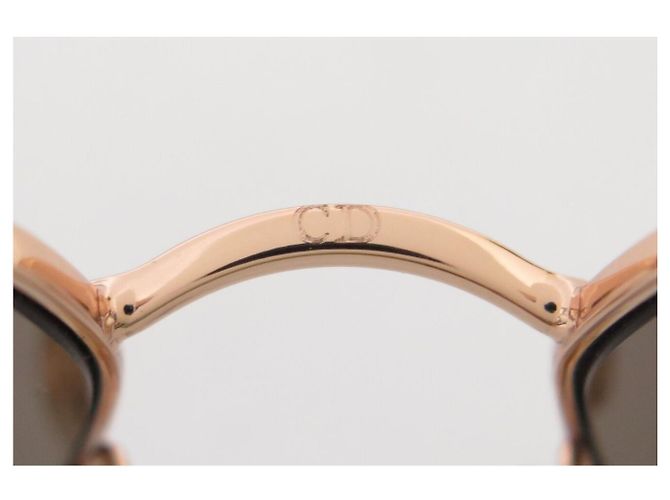 NUOVI OCCHIALI DA SOLE DIOR STELLAIRE METALLO ORO ROSA D'oro - vista 10
