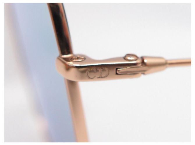 NUOVI OCCHIALI DA SOLE DIOR STELLAIRE METALLO ORO ROSA D'oro - vista 12