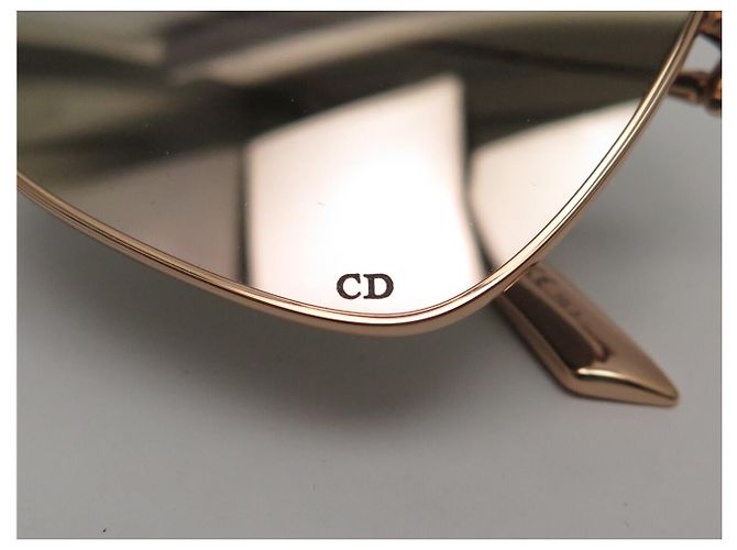 NUOVI OCCHIALI DA SOLE DIOR STELLAIRE METALLO ORO ROSA D'oro - vista 6