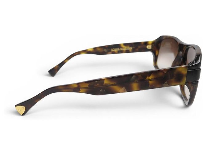 GAFAS DE SOL LOUIS VUITTON HUNTINGTON MARRÓN Z0045W NUEVAS Castaño - vista 4