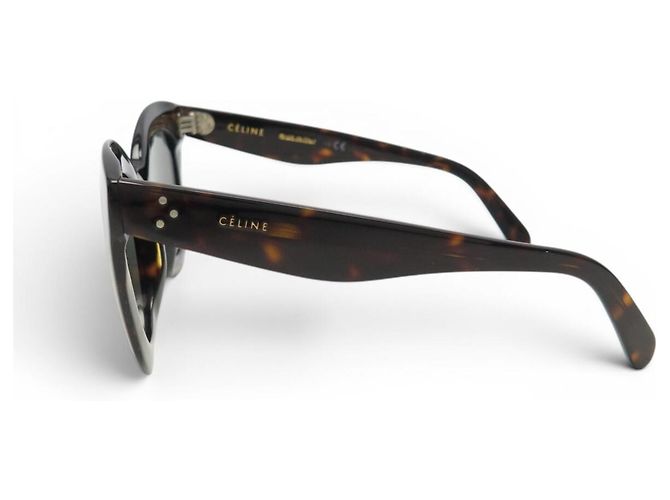 Céline GAFAS DE SOL CELINE 3 DOTS BUTTERFLY CL4005IN MARRÓN NUEVAS Castaño - vista 2