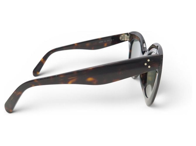 Céline GAFAS DE SOL CELINE 3 DOTS BUTTERFLY CL4005IN MARRÓN NUEVAS Castaño - vista 4