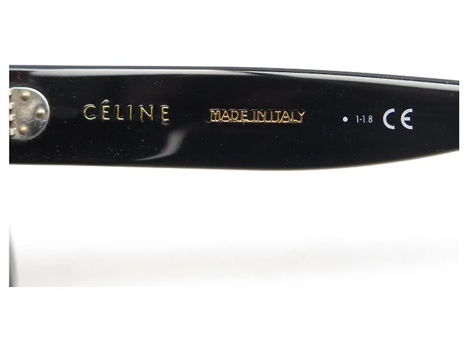 Céline NUEVAS GAFAS DE SOL CELINE SHADOW HORN TORTOISE BLACK CL40001 BLACK SUNGLASSES Negro - vista 6