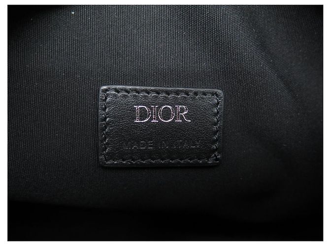 NUOVA BORSA A MANO DIOR SADDLE TOILE CD DIAMOND 1ADP0093CDP SACOCHE PURSE BAG Nero - vista 10