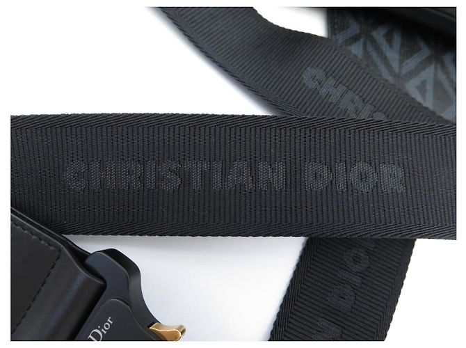 NUOVA BORSA A MANO DIOR SADDLE TOILE CD DIAMOND 1ADP0093CDP SACOCHE PURSE BAG Nero - vista 5