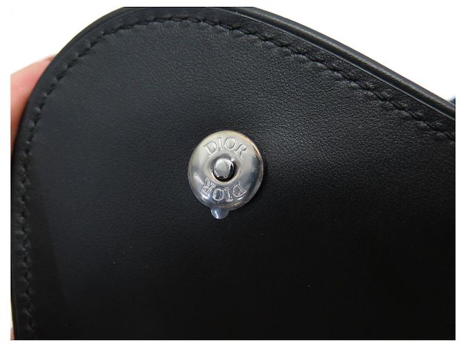 NUOVA BORSA A MANO DIOR SADDLE TOILE CD DIAMOND 1ADP0093CDP SACOCHE PURSE BAG Nero - vista 8