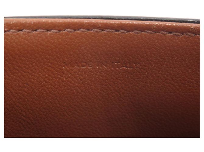 Céline BORSA CELINE TRIOMPHE CANVAS MARRONE TEEN IN PELLE DI VITELLO 188882BZ4.04LU - vista 12