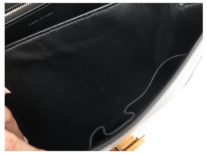 Céline BORSA CELINE CLASSIC MEDIUM IN PELLE BOX NERA A SPALLA Nero - vista 11