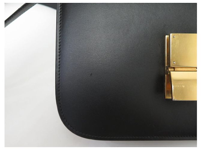 Céline BORSA CELINE CLASSIC MEDIUM IN PELLE BOX NERA A SPALLA Nero - vista 13