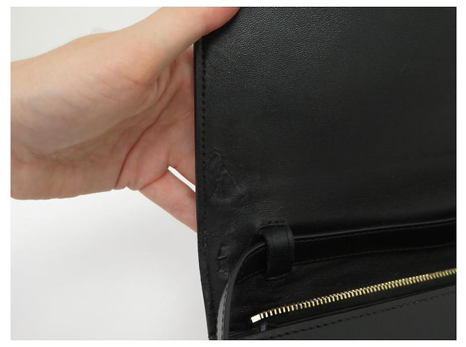 Céline BORSA CELINE CLASSIC MEDIUM IN PELLE BOX NERA A SPALLA Nero - vista 15