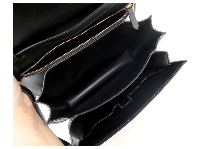 Céline BORSA CELINE CLASSIC MEDIUM IN PELLE BOX NERA A SPALLA Nero - vista 6