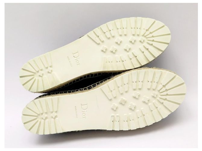 NUOVE SCARPE DIOR ESPADRILLES PRAIRIE 36.5 IT 37 37.5 FR DENIM Blu navy - vista 6