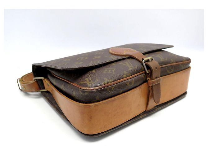 VINTAGE LOUIS VUITTON CARTOUCHIERE MM MONOGRAM CANVAS M51253 TASCHE Braun - Ansicht 3
