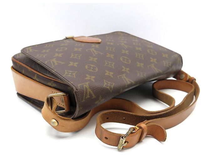 VINTAGE LOUIS VUITTON CARTOUCHIERE MM MONOGRAM CANVAS M51253 TASCHE Braun - Ansicht 4