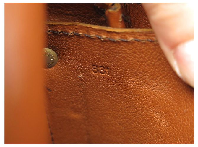 VINTAGE LOUIS VUITTON CARTOUCHIERE MM MONOGRAM CANVAS M51253 TASCHE Braun - Ansicht 9