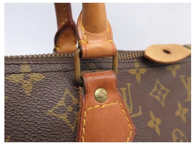 BORSA LOUIS VUITTON SPEEDY 40 M41522 IN TELA MONOGRAM Marrone - vista 17