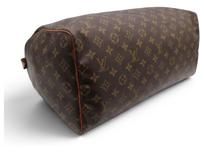 BORSA LOUIS VUITTON SPEEDY 40 M41522 IN TELA MONOGRAM Marrone - vista 3