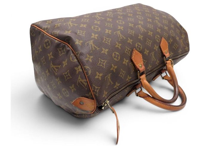 BORSA LOUIS VUITTON SPEEDY 40 M41522 IN TELA MONOGRAM Marrone - vista 4