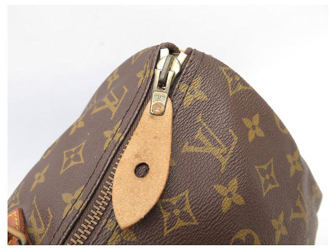 BORSA LOUIS VUITTON SPEEDY 40 M41522 IN TELA MONOGRAM Marrone - vista 8