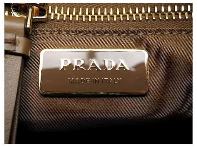 NUOVA BORSA A SPALLA PRADA EXPLORE 1BC264 RE-NYLON Marrone - vista 11