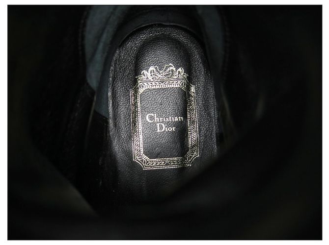 NUEVAS BOTAS CHRISTIAN DIOR BOTTES EVASION 35 CUERO CANNAGE KCH255CAN - vista 10