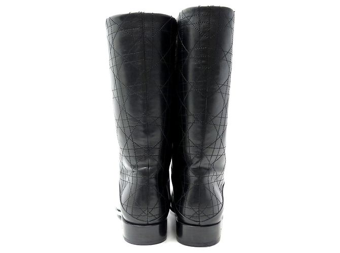 NUEVAS BOTAS CHRISTIAN DIOR BOTTES EVASION 35 CUERO CANNAGE KCH255CAN - vista 5