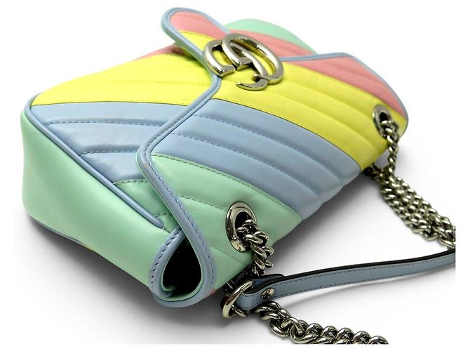 GUCCI MARMONT MEDIUM 443497 MULTICOLOR SCHULTERTASCHE Mehrfarben - Ansicht 4