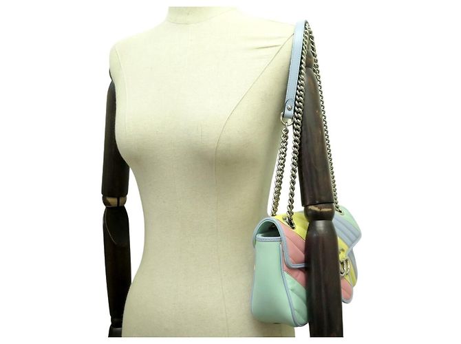 GUCCI MARMONT MEDIUM 443497 MULTICOLOR SCHULTERTASCHE Mehrfarben - Ansicht 7