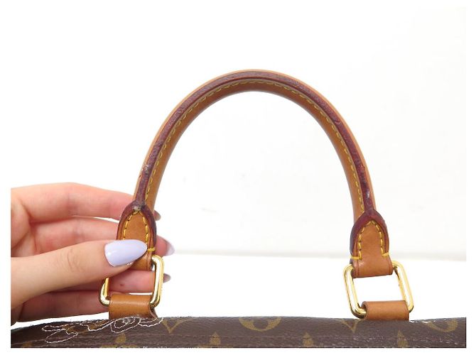 BORSA LOUIS VUITTON SPEEDY 30 MONOGRAM DENTELLE M95398 EDIZIONE LIMITATA Marrone - vista 18