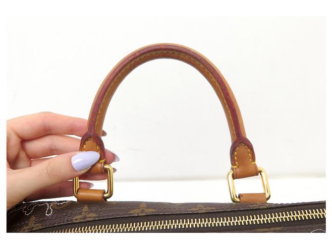 BORSA LOUIS VUITTON SPEEDY 30 MONOGRAM DENTELLE M95398 EDIZIONE LIMITATA Marrone - vista 19