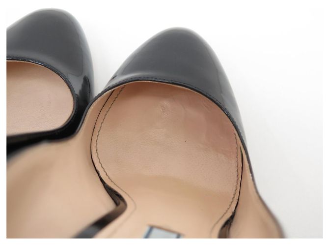 PRADA Pumps 39 Schwarzes Lackleder Schuhe - Ansicht 11