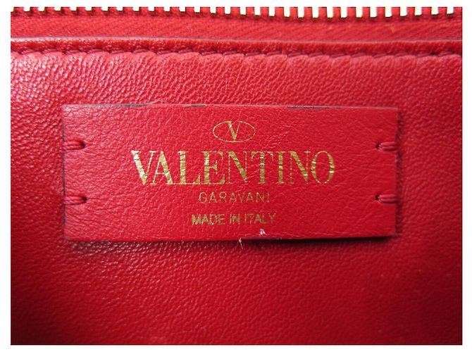 BORSA A SPALLA VALENTINO VSRING IN PELLE GRANULATA Marrone - vista 12