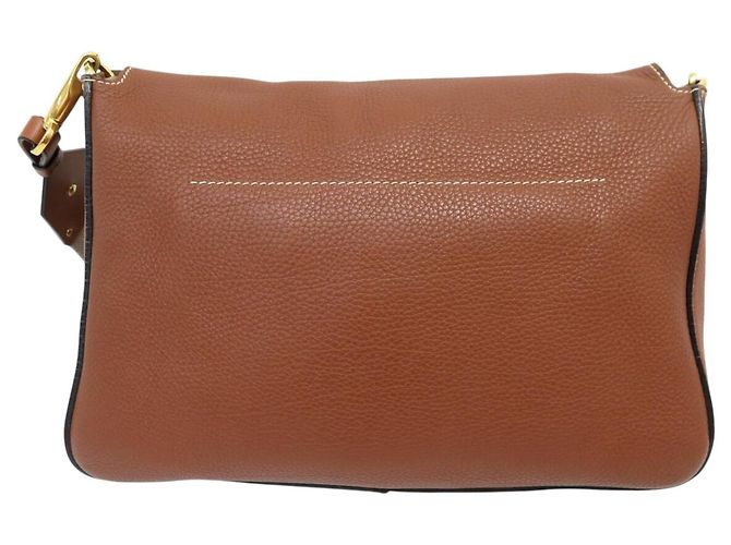 BORSA A SPALLA VALENTINO VSRING IN PELLE GRANULATA Marrone - vista 2