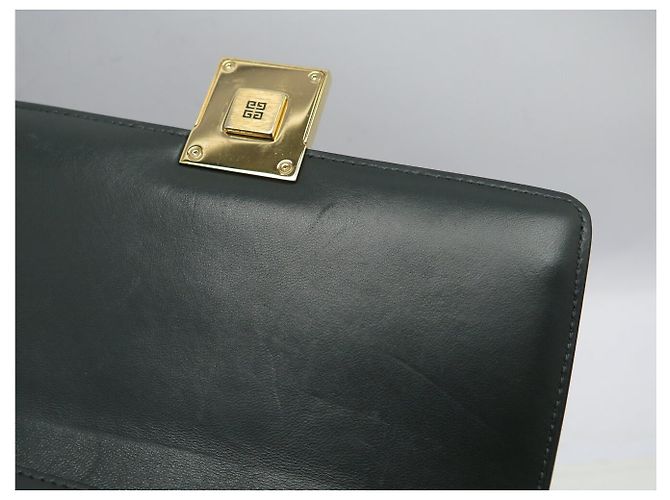 BORSA A MANO GIVENCHY 4G MEDIUM BB50JB179_311 PELLE VERDE E TELA TRACCOLLA A SPALLA - vista 11