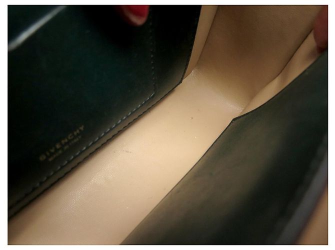 BORSA A MANO GIVENCHY 4G MEDIUM BB50JB179_311 PELLE VERDE E TELA TRACCOLLA A SPALLA - vista 14