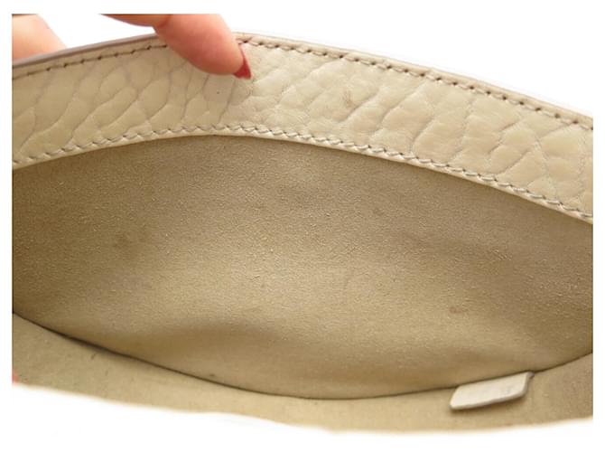 BORSA A SPALLA GIVENCHY INFINITY IN PELLE GRAIN CREME - vista 10