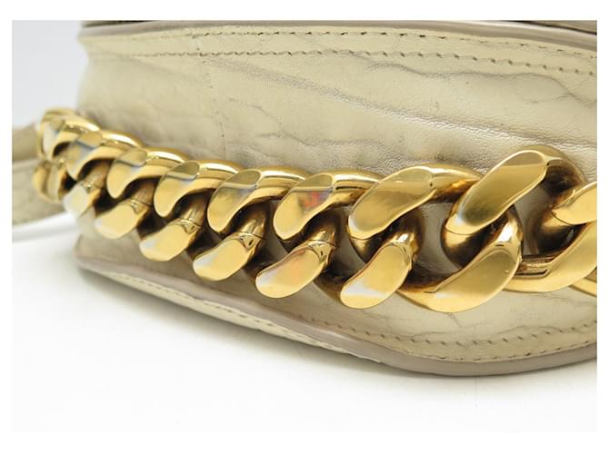 BORSA A SPALLA GIVENCHY INFINITY IN PELLE GRAIN CREME - vista 14