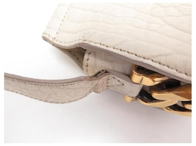 BORSA A SPALLA GIVENCHY INFINITY IN PELLE GRAIN CREME - vista 19