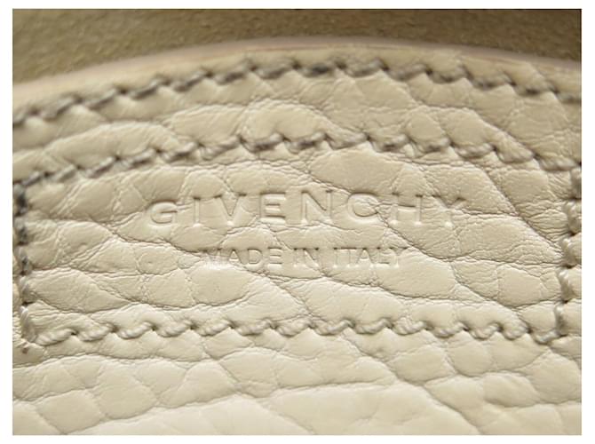 BORSA A SPALLA GIVENCHY INFINITY IN PELLE GRAIN CREME - vista 8
