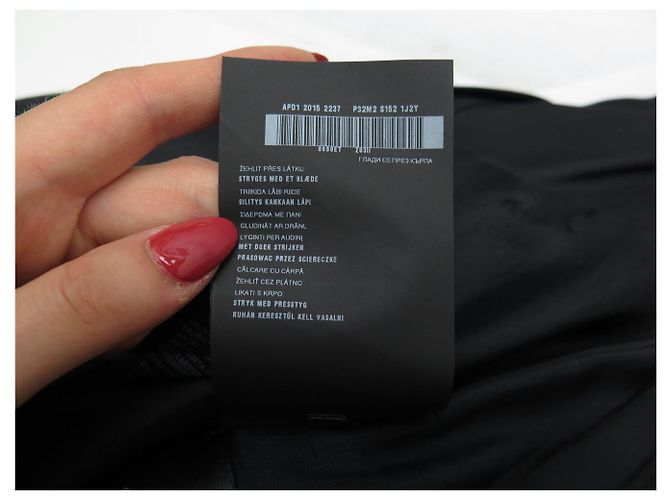 Etiquette NEUES PRADA P32M2 L 42 IT 38 40 FR M SEIDENKLEID OLIVENGRÜN - Ansicht 14