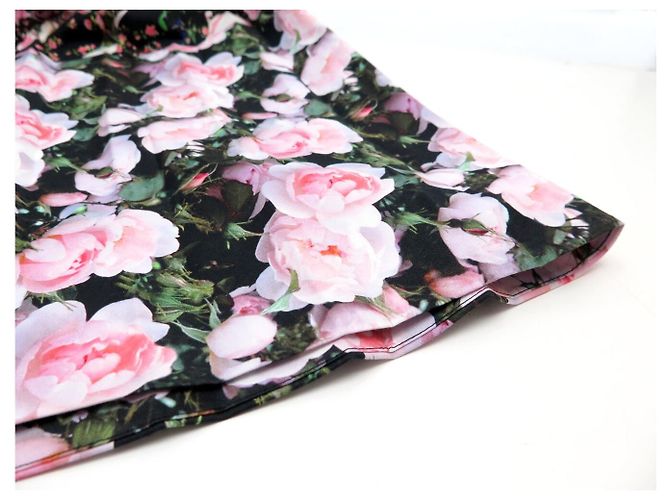 NUOVO ABITO GIVENCHY IN POPELINE A FIORI 14P2024 M 38 COTONE MULTICOLORE - vista 10