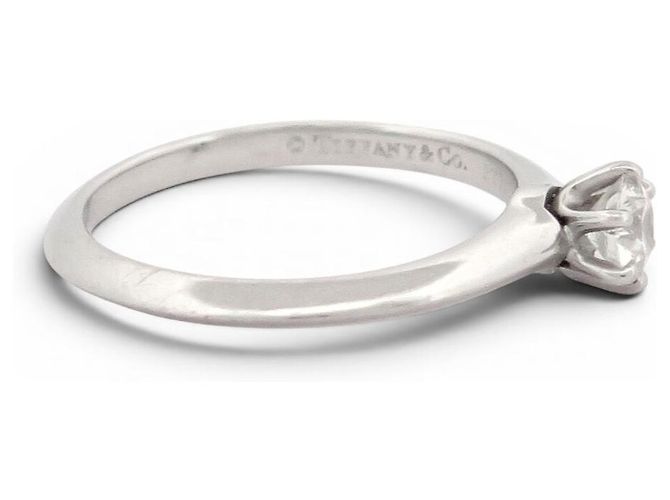 TIFFANY & CO DIAMANT SOLITÄR RING 0.27CT IN PLATIN GRÖSSE 49 ZERTIFIKAT - Ansicht 5