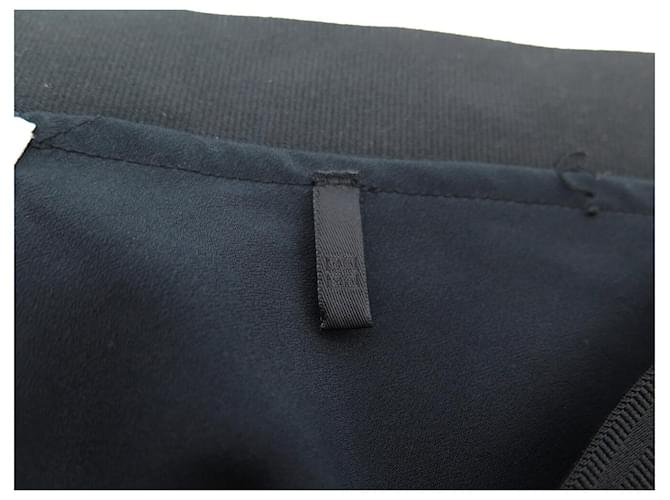 FALDA MIDI PLISADA ASIMÉTRICA GIVENCHY NUEVA 40 M Negro - vista 5