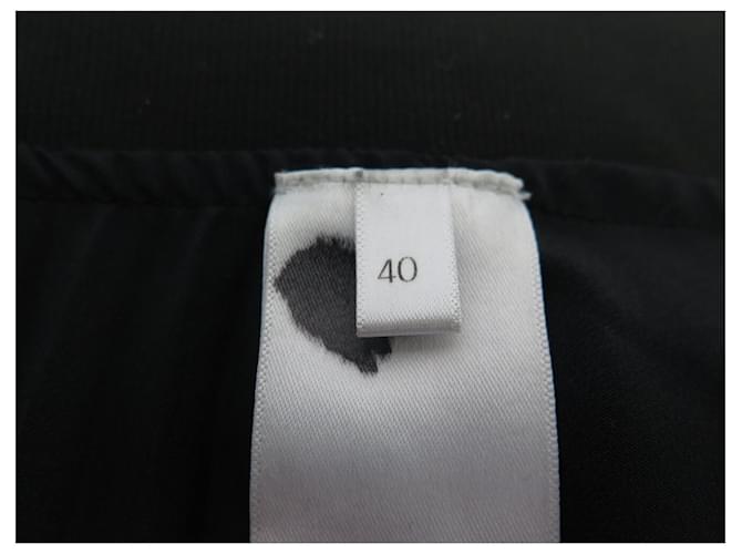 FALDA MIDI PLISADA ASIMÉTRICA GIVENCHY NUEVA 40 M Negro - vista 6